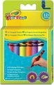 Crayola - Mini Kids - Krijt - 16 Driehoekige Waskrijtjes Voor Kinderen