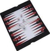 Backgammon Magnetisch - Longfield - Compact - Reiseditie - 20 x 17 cm - Volwassenen - Kind - Vakantie - Cadeau Tip !!