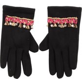 Hippe handschoenen zwart - Ibiza stijl - One size- Musthaves