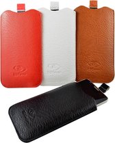 Wiko Barry Smartphone Sleeve, Handige Telefoon Hoes, bruin , merk i12Cover