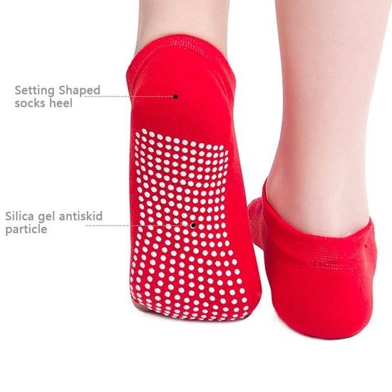 One Pair Open Toe Open Instep Anti-slip Sports Female Yoga Socks Size: 34 - 39 (EUR) (Light Blue) van Momnuri — afbeelding 4