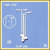 Schulcz Maquettebouw Straatverlichting 1:200 12st wit