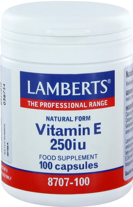 Vitamine E 250Ie Nat/L8707