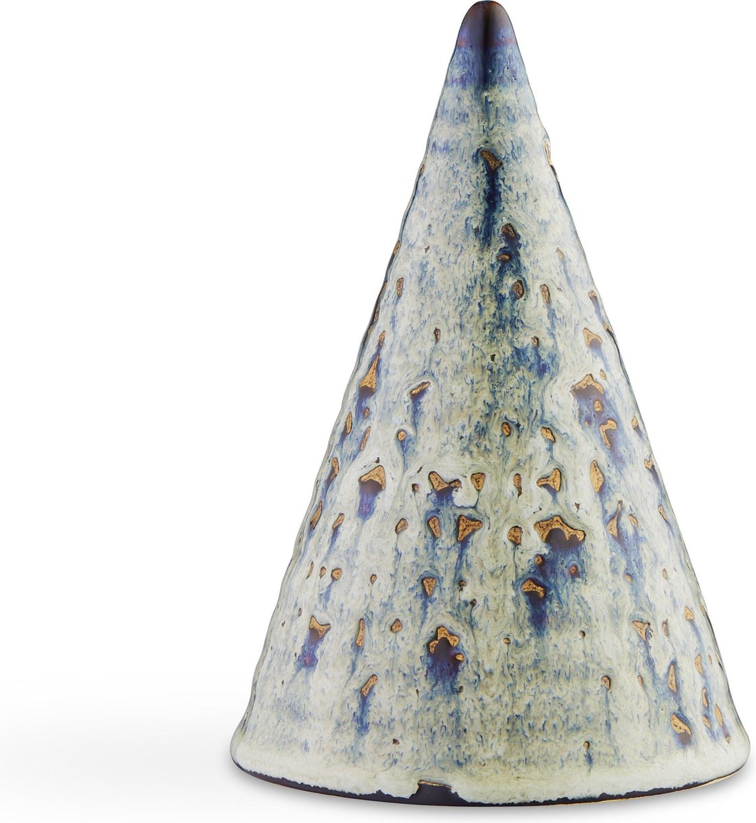 Kähler Design Glazed Cone - 15 cm - Grijs assorti