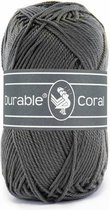 Durable Coral, 100% katoen, 50 gram, 2236 Charcoal