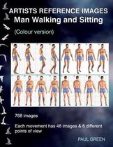 Artists Reference Images - Man Walking and Sitting