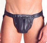 Double pouch zipped cockring medium