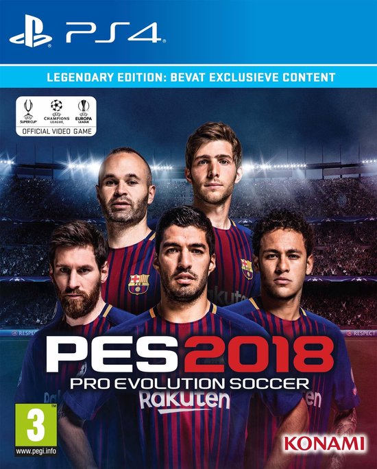 Pro Evolution Soccer 2018 - Legendary Edition - PS4 | Games | bol.com