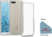 Pearlycase® Transparant TPU Siliconen Case Hoesje voor Huawei Y6 2018