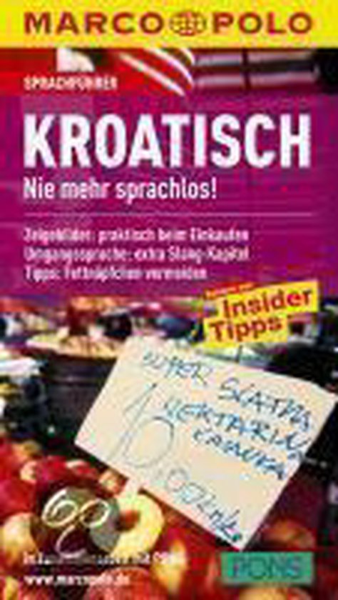 MARCO POLO Sprachführer Kroatisch - cover