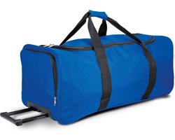 Grote sporttas op wieltjes - Kledingtas voetbal en andere sporten - Reistas - Blauw