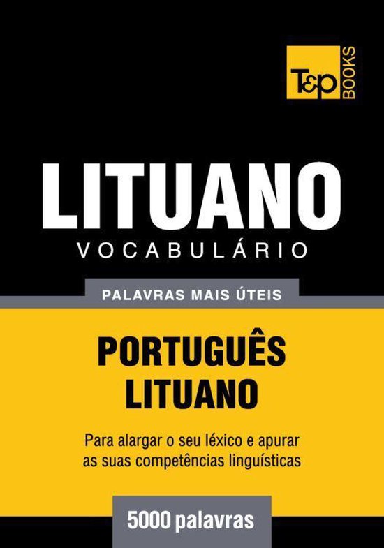 Vocabulário Português-Lituano - 5000 palavras mais úteis - cover
