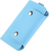 ZILOU® Sleuteletui - Sleuteltasje - Key Wallet Compact - Kunstleer - Blauw