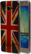 Amerikaanse Vlag TPU Hoesje voor Galaxy A7 USA