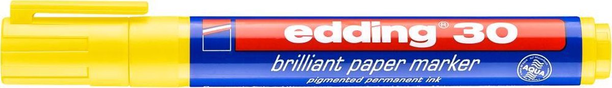 Decoratie Brilliant papiermarker Edding 30-05 geel