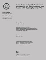 Human Factors in Airport Surface Incidents