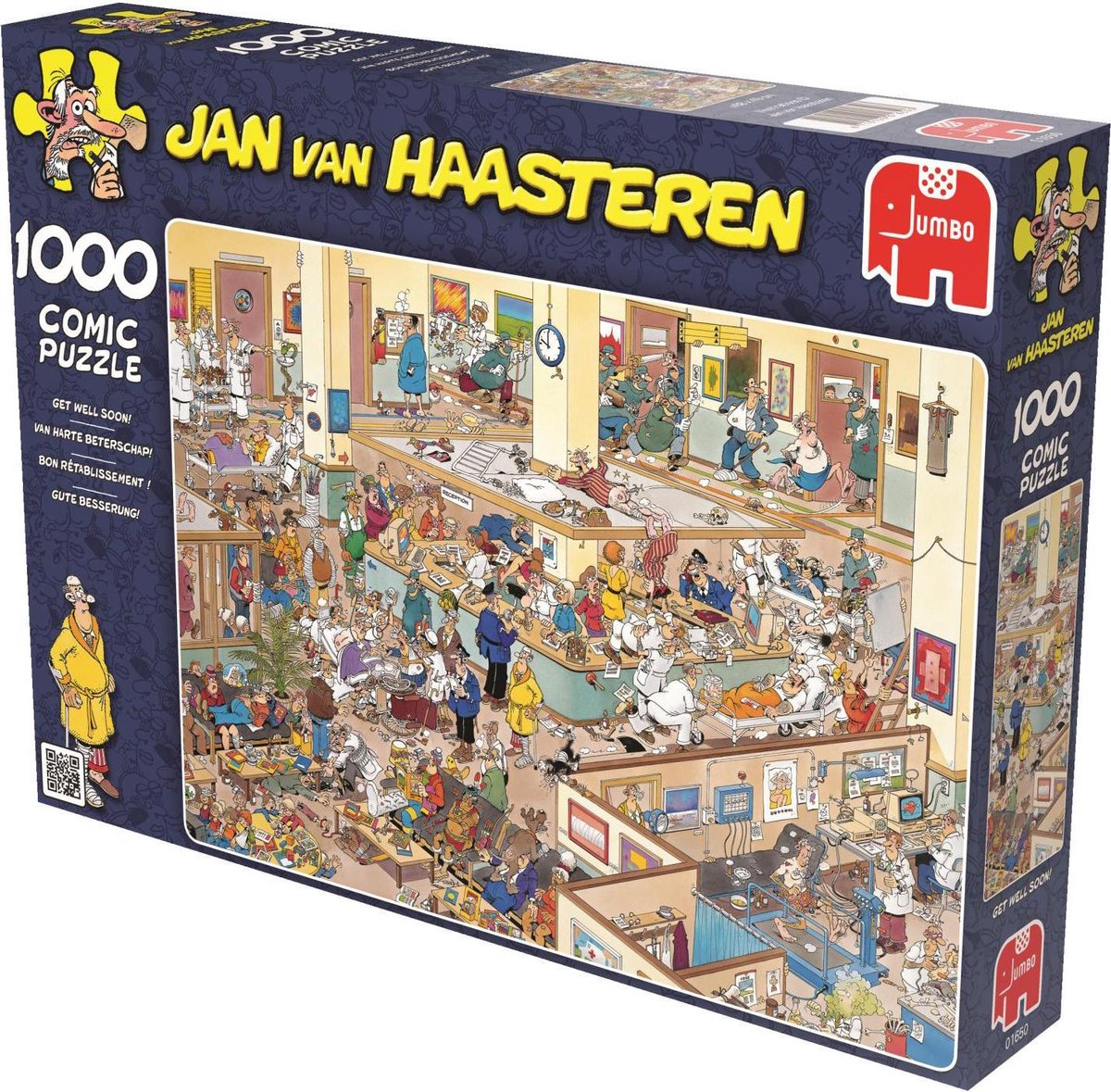 Spreek uit Slijm Maken Jan van Haasteren Van Harte Beterschap Puzzel 1000 Stukjes | bol.com