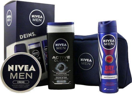Vertrappen omzeilen snel Nivea Men 4-Delige Geschenkset | bol.com