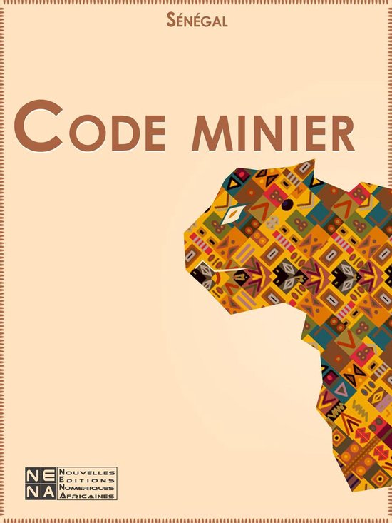 Code minier du Sénégal - cover
