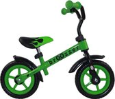 Broozzer Easy Rider Metaal 10 inch Groen - Loopfiets