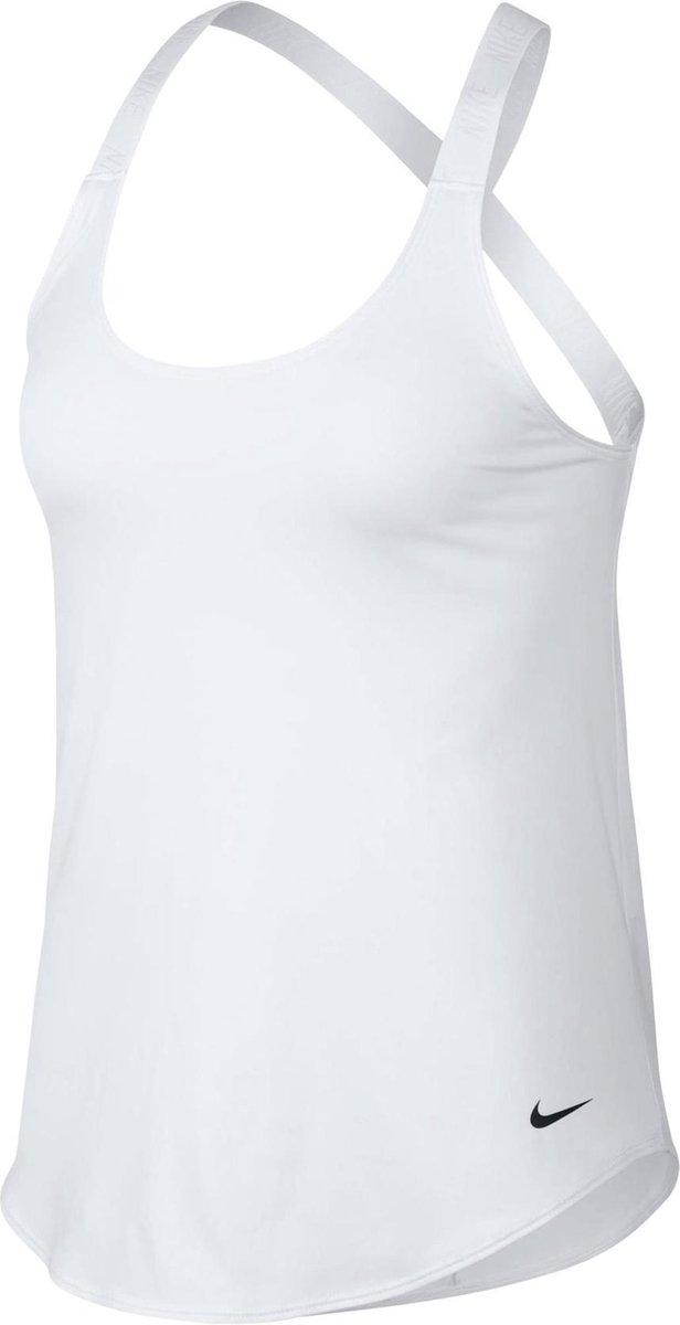 ijsje Dokter Rechtmatig Nike Dry Tanktop Sporttop - Maat M - Vrouwen - wit | bol.com