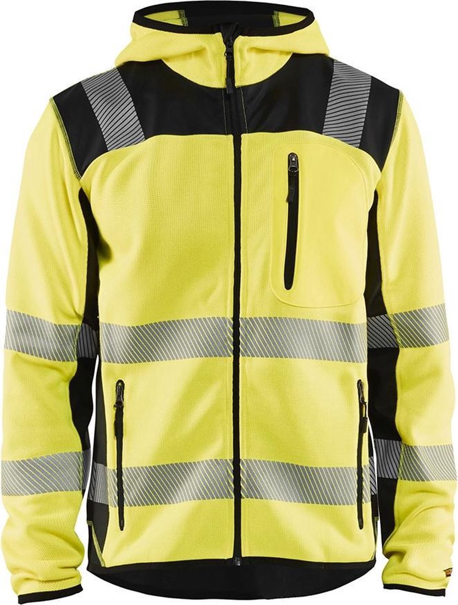 Blaklader Gebreid vest met capuchon High Vis 4923-2120 High Vis Zwart