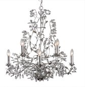 Luchter Michelangelo 8 - zilver - 8x40w E14