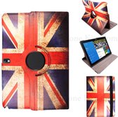 Xssive Tablet Hoes Case Cover 360° draaibaar voor Samsung Tab 4 10 inch T530 T533 T535 T531 Retro Union Jack - Engelse - Britse Vlag