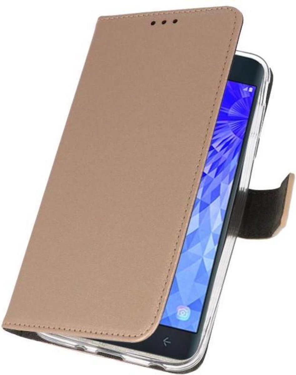 Bestcases Pasjeshouder Telefoonhoesje Samsung Galaxy J7 (2018) - Goud