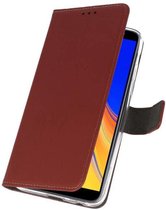 Bestcases Pasjeshouder Telefoonhoesje Samsung Galaxy J4 Plus (2018) - Bruin