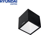 Hyundai – Kubus wandlamp met zonne-energie paneel – LED - Extra large