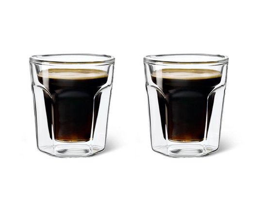 Tentakel vlam Oswald Leopold Vienna - Dubbelwandig glas Espresso 100ml (set van twee stuks) |  bol.com