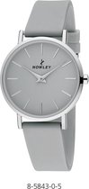 Nowley 8-5843-0-5 analoog tiener horloge 34 mm 30 meter grijs