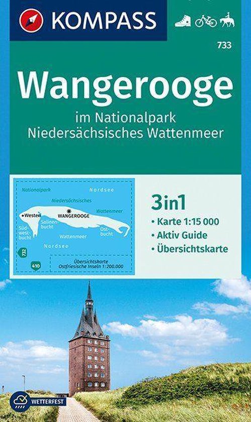 Wandelkaart Wangerooge im Nationalpark NIedersächsisches Wa ... - cover