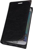 TPU Map Booktype Hoes voor Samsung Galaxy E5 - Zwart