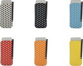 Polka Dot Hoesje voor Ice Phone Twist met gratis Polka Dot Stylus, oranje , merk i12Cover