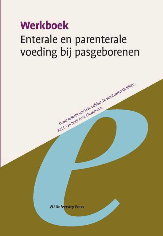 Cover van het boek 'Enterale en parenterale voeding van pasgeborenen'