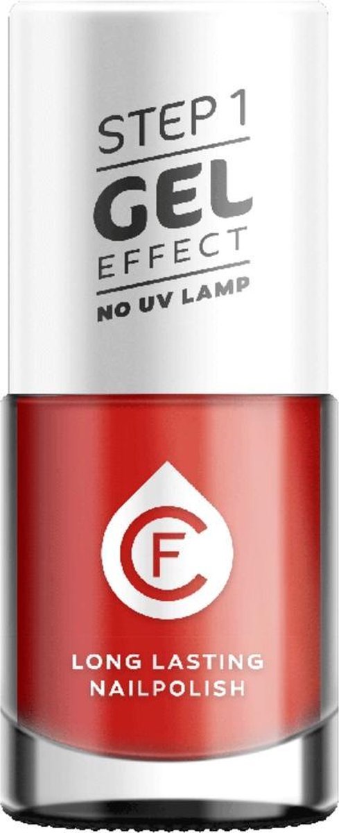 Cosmetica Fanatica CF Gel Effekt, X-237 nagel gel coat 11 ml Rood