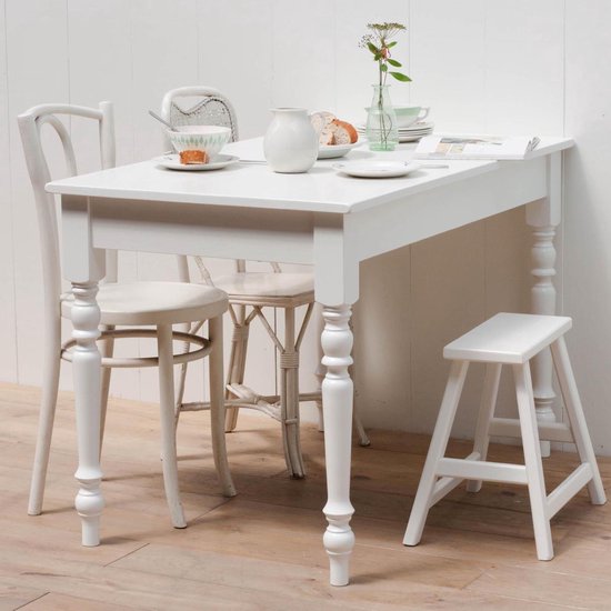 Franse tafel klein wit | bol.com
