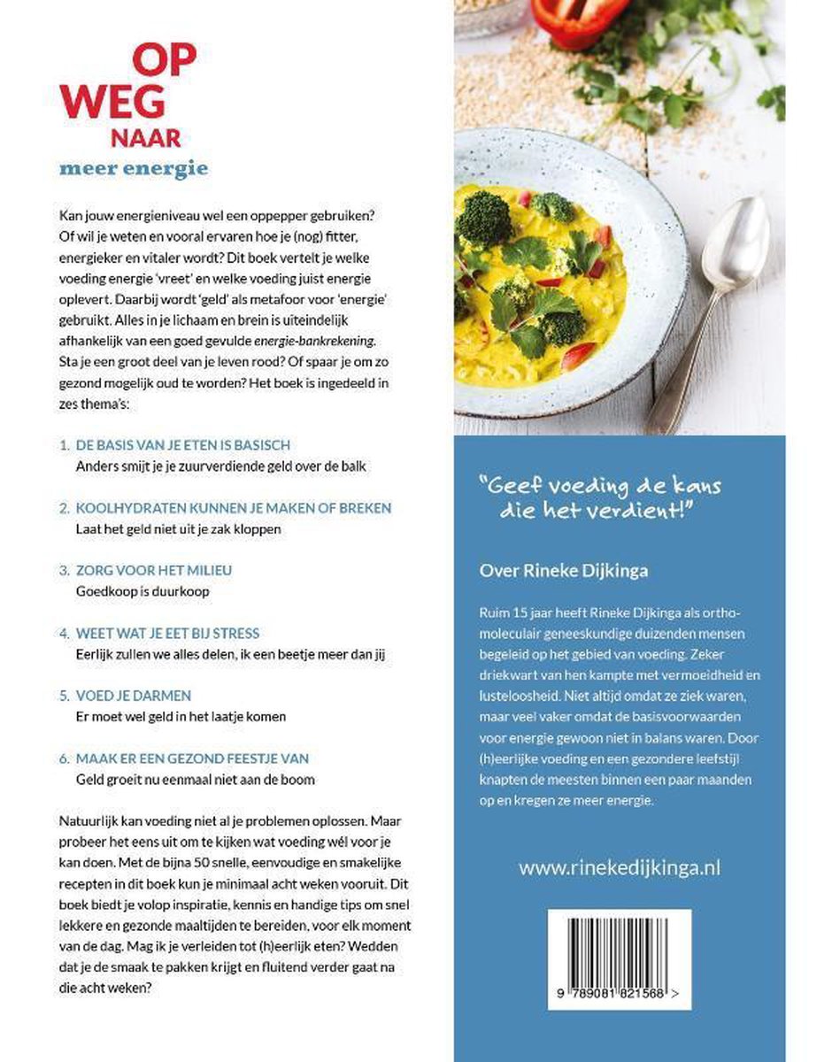 Op weg naar meer energie - back cover