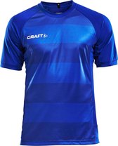 Craft Progress Graphic SS Shirt Heren Sportshirt - Maat S  - Mannen - blauw