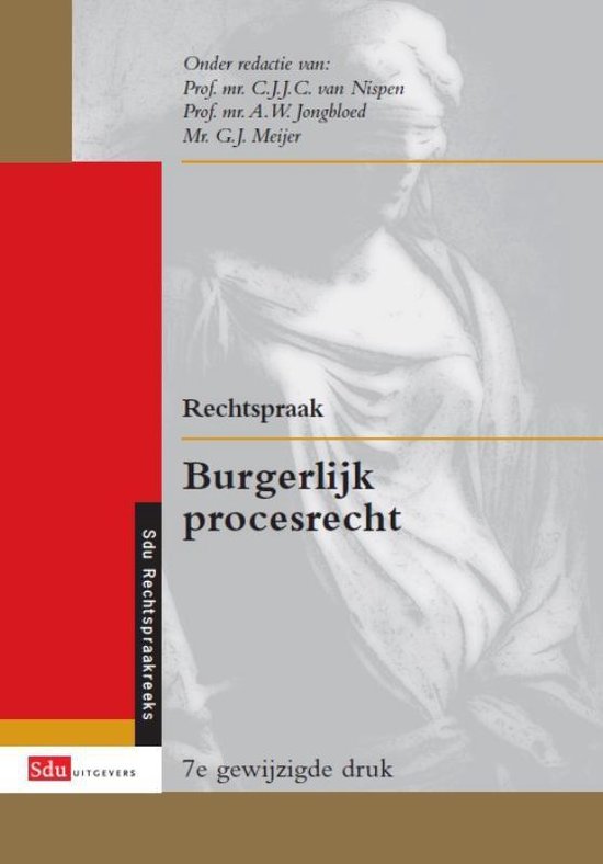 Sdu-Rechtspraakreeks - Rechtspraak Burgerlijk procesrecht - cover