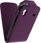 Xccess Leather Flip Case Samsung S5830 Ace Purple