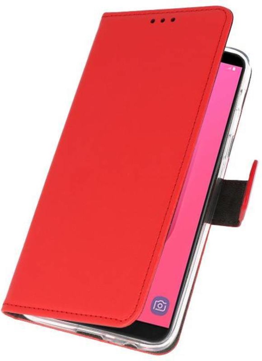 Bestcases Pasjeshouder Telefoonhoesje Samsung Galaxy J8 (2018) - Rood