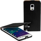 Lelycase Zwart Samsung Galaxy Note Edge Eco Leather Flip case hoesje