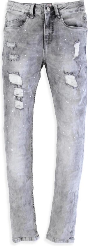 cars jeans meisjes broek - grey used - maat 12 | bol.com