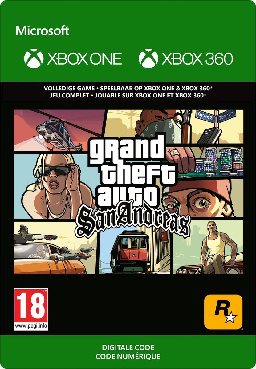 Grand Theft Auto: San Andreas - Xbox One & Xbox 360 Download - Rockstar