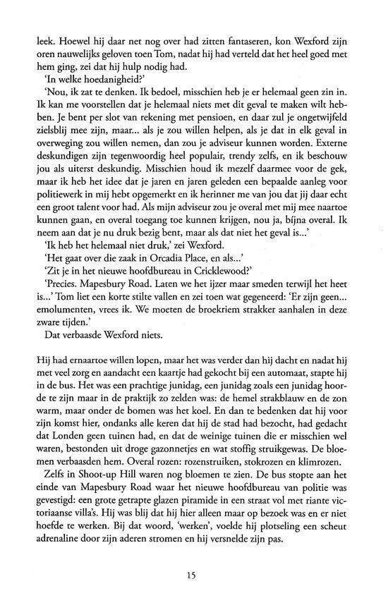 Pagina 15 van een boek met tekst.