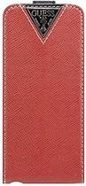 iPhone SE/5S/5 hoesje - Guess - Rood - Kunstleer