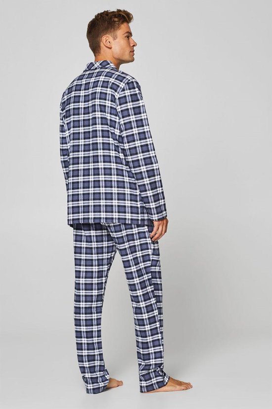 Esprit flanellen heren pyjama geruit | bol.com